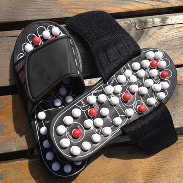Acupressure Massage Slippers - Reflexology Foot Therapy Shoes for Pain Relief & Relaxation