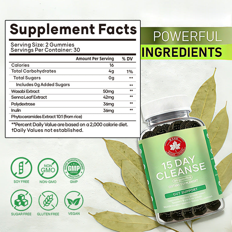 Cleansing Probiotic Gummies for Intestinal Health